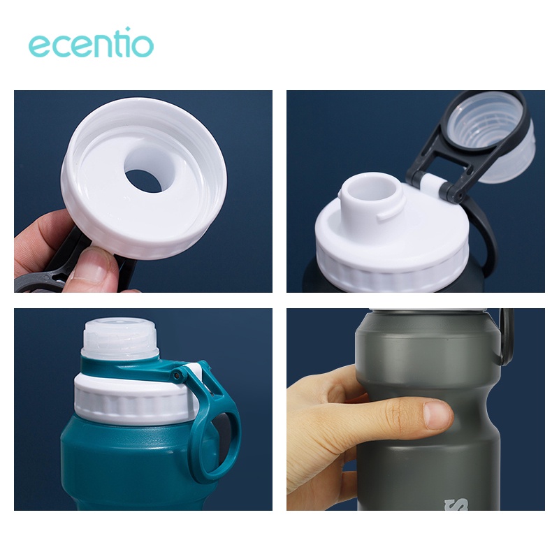 ecentio botol air plastik 750/500ml Botol Minum Tempat Penyimpanan Air Anak Unik Water Bottle Drink Murah