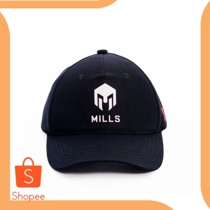 TOPI MILLS HITAM CAPS CROWN BLACK A4 4001 KITA GARUDA - Hitam tools 6