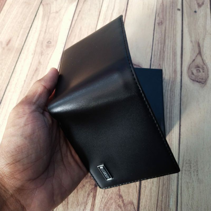 Dompet lipat 2 Kulit Logo/Dompet Pria impor Kulit Embos