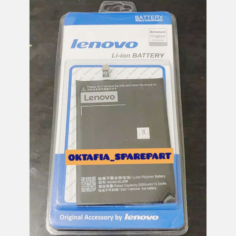 BATERAI LENOVO VIBE K4 NOTE BL256 / BATRE LENOVO BL256 / A7010 ORIGINAL /R_sh8