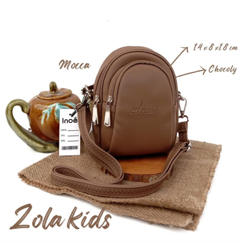 tas inoe Zola kids chocoly original produk