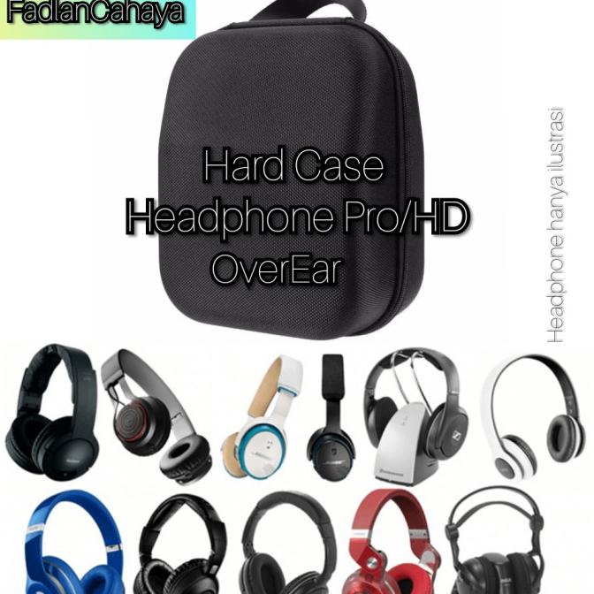 Tas Hard Case Tempat Headphone Headset Gaming Sony Bose Ukuran Besar