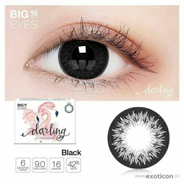 PAKET SOFTLENS DARLING DIA 16MM + CAIRAN NICE LOOK 60ML + PINSET + LENSCASE / COD INSTAN SAMEDAY / LENSA KONTAK / PAKET MURAH