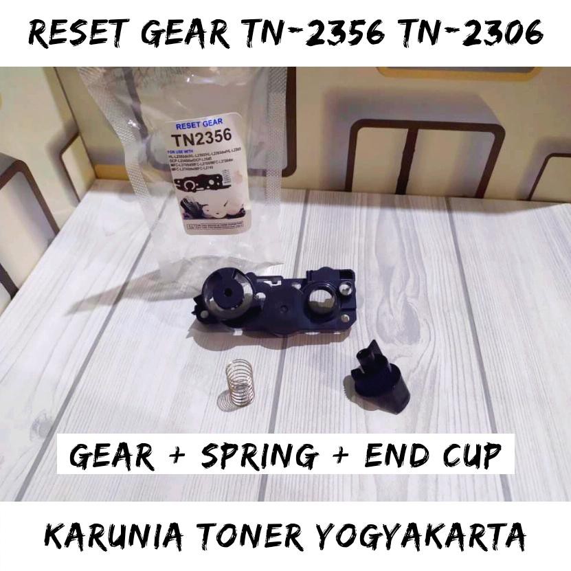 Reset Gear TN2356 TN2306 HL2360 HL2365 DCP-L2540dw L2700 L2740 [Gear + Spring + End Cup]