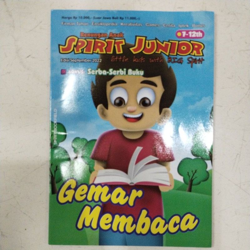 Buku Renungan Anak Spirit Junior Bulan September 2022