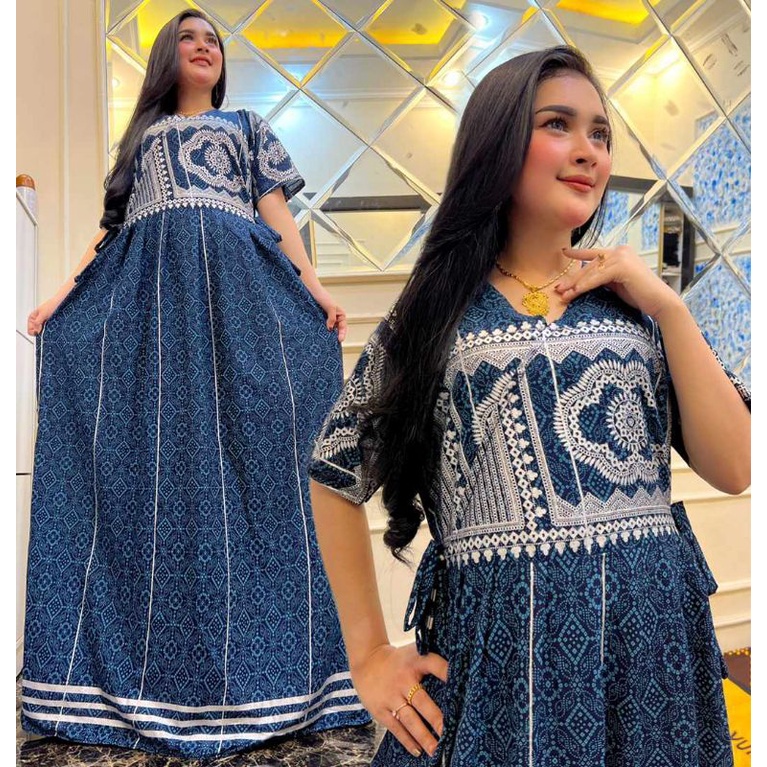 Gamis Smok Mahkota serut dan kimono