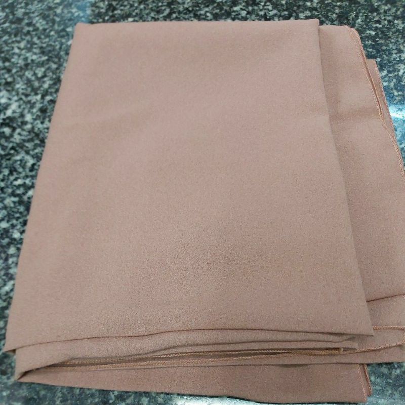 Pashmina Diamond Crepe Italiano Stretch Premium (175cm × 75cm)-Moca