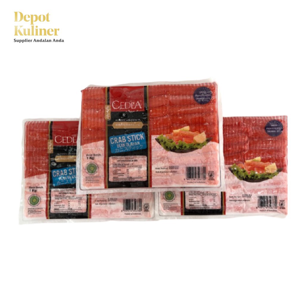 Depot Kuliner Crab Stick Cedea 1 Kg Frozen