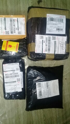 Sellyshop Kemeja Batik Awan Mendung Prada Foil Model Klep Intip Tgn Pdk(real Pict)