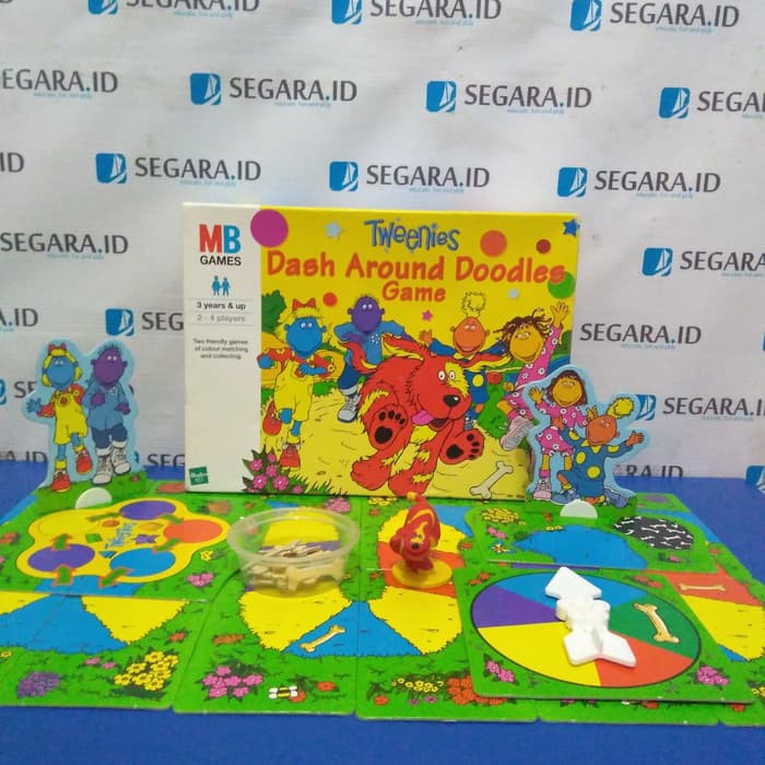 Board Game - Tweenies Dash Around Doodles Game by Milton Bradley