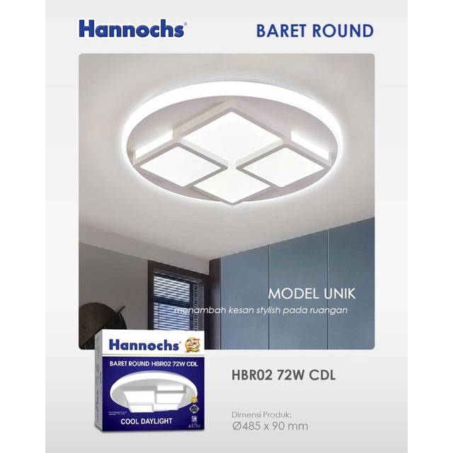 Lampu Hannochs Baret HBR02 ~72W CDL
