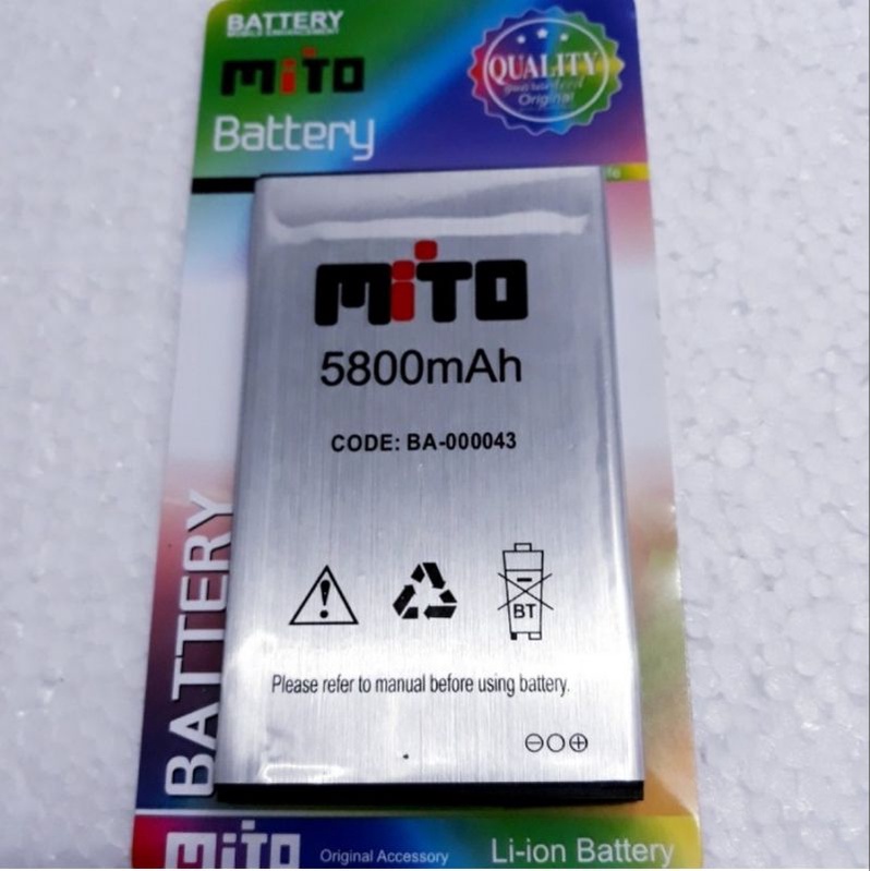 Baterai Batre Mito T550/T700 Original Battery hp (BA000043)