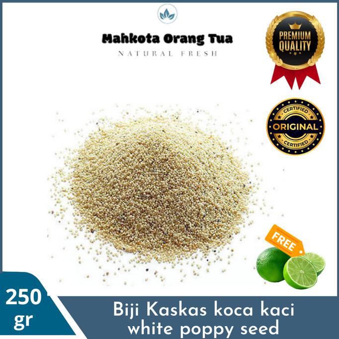 

BAYAR DITEMPAT Biji Kaskas koca kaci white poppy seed kualitas terbaik premium 250 gr/BUMBU MASAKAN INSTAN/BUMBU MASAKAN KOREA/BUMBUBB MASAKAN PADANG/BUMBU DAPUR BUBUK/BUMBU DAPUR LENGKAP/BAHAN MASAKAN DAPUR/BAHAN MASAKAN KOREA/BAHAN MASAKAN DIET/BUMBU