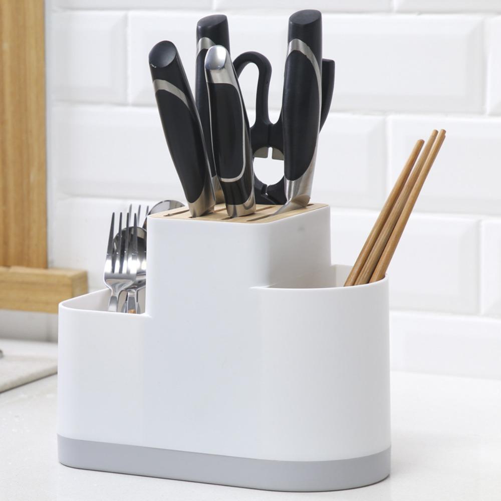 R-FLOWER Tempat Sendok Garpu Alat Dapur Rumah Multifungsi Cookware Organizer