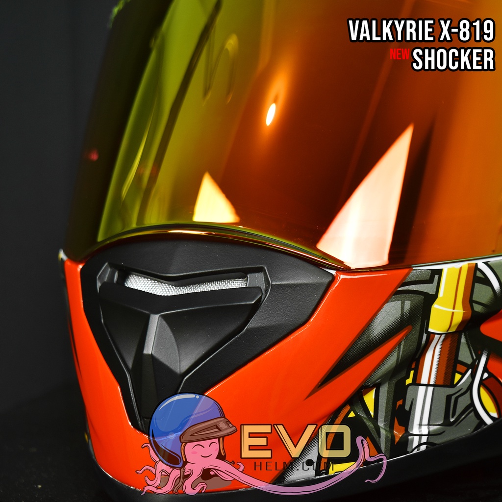 HELM JPX X-819 VALKYRIE SHOCKER - HELM JPX SHOCKER MANDALIKA