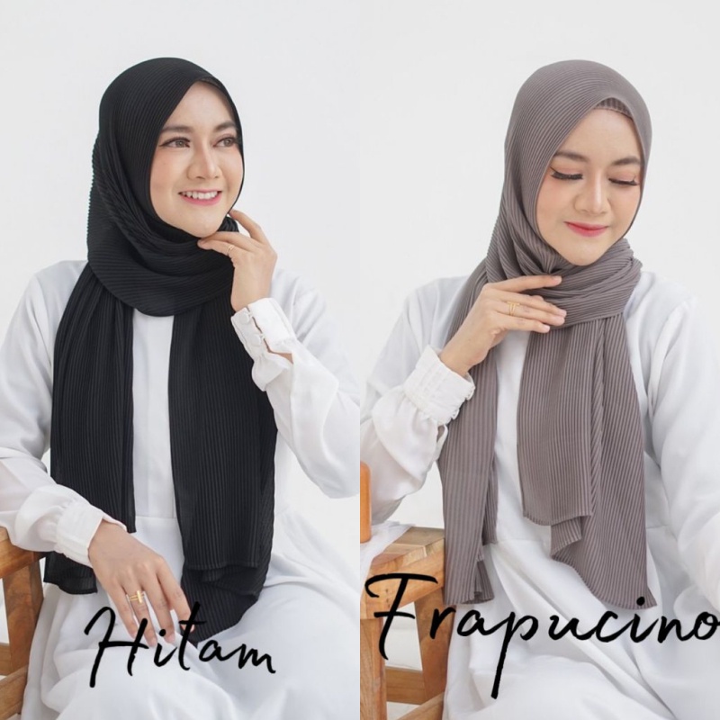 DISKON 50% PASHMINA FULL PLISKET 180x75 BABYDOLL PREMIUM /PASHMINA PLISKET LIDI / PLEATED SHAWL