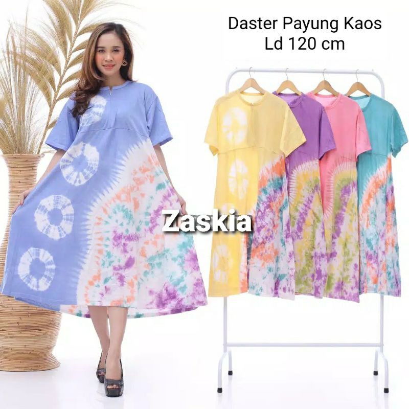 Daster Bumil Jumbo Ld 120 cm Bahan Kaos