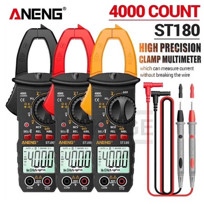 ANENG ST180 Digital Clamp Multimeter Tang Ampere 4000 Count