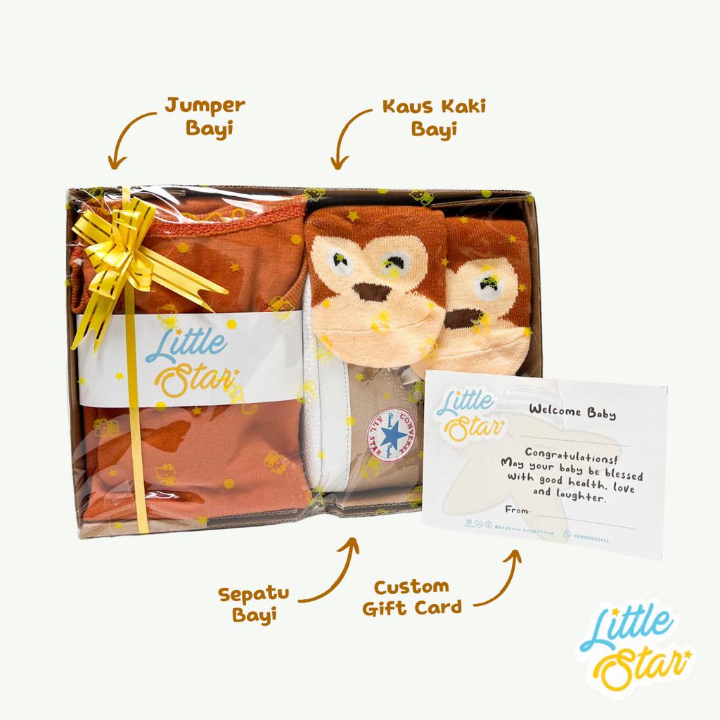 LS 3in1 Hampers Bayi Newborn Baby Gift Set Paket Hadiah Parcel Kado Lahiran Unisex