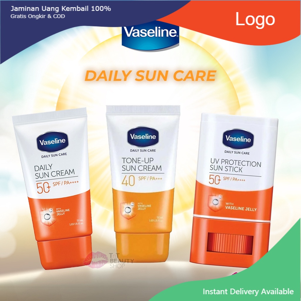 Vaseline Daily Sun Cream 50ml | Vaseline Tone Up Sun Cream 50 ml | Vaseline UV Protect Sun Stick