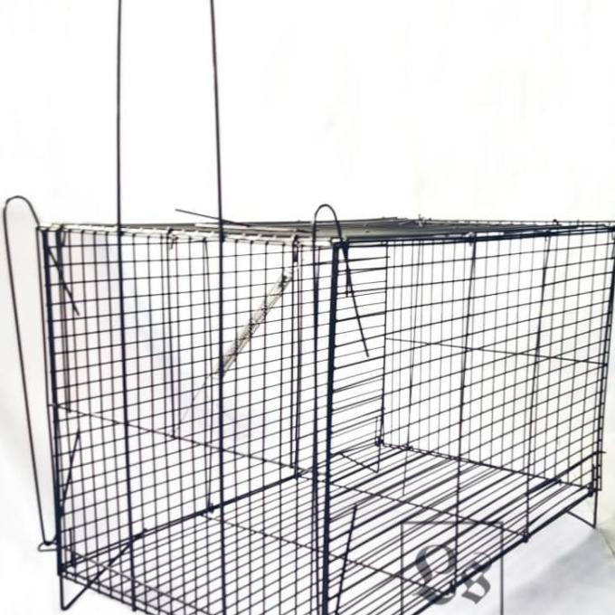 BISA BAYAR DITEMPAT Kandang Jebakan/Perangkap Kucing/Musang/Tikus/Kelinci Lipat Jumbo BERMUTU Kode