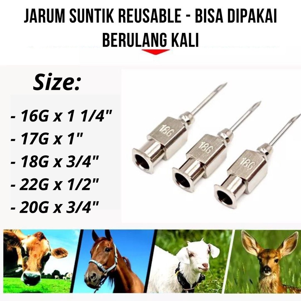 Jarum Suntik Hewan Ternak (Harga Satuan) FEZONE