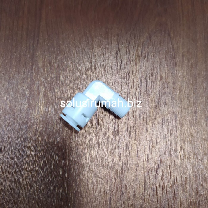 FITTING RO KNEE DRAT LUAR 1/4 KE SELANG 9MM TANCAP ELBOW FITING QUICK