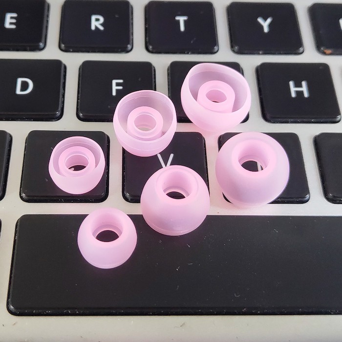 High Quality Eartips Headset Ear Pieces Silicone 1 Set S/M/L