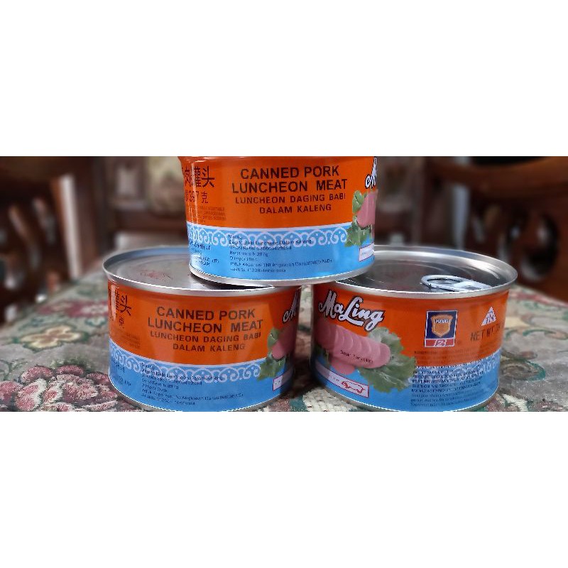 

Daging Babi olahan dalam kaleng merk Maling 397gr