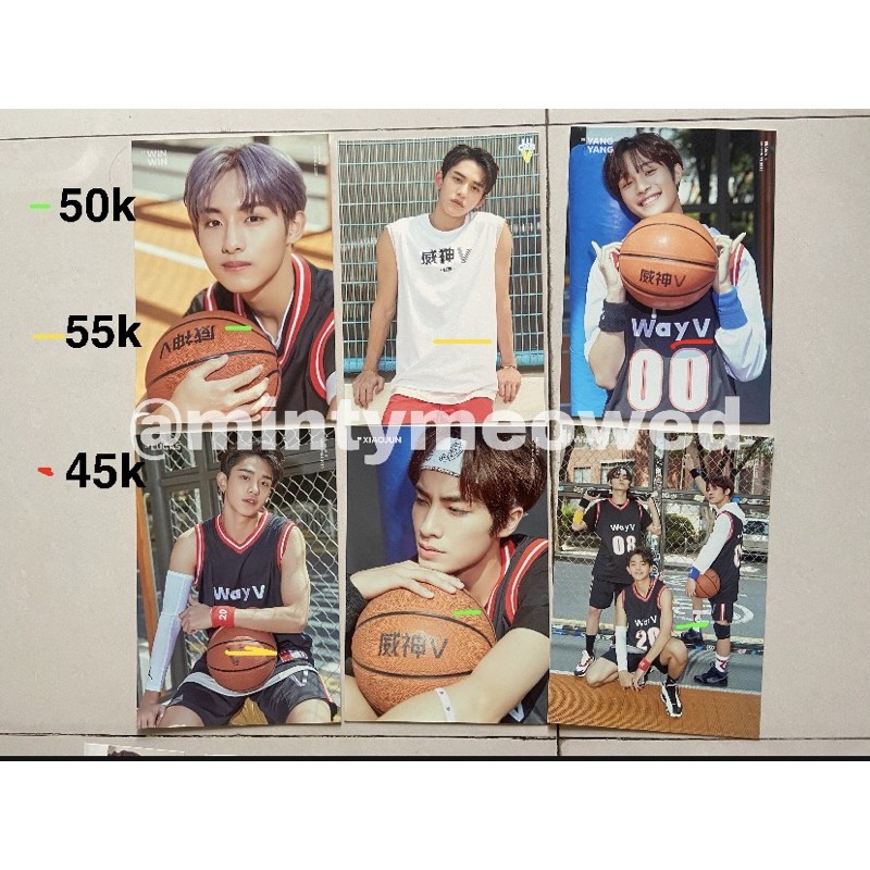 POSTCARD WAYV SG20 Winwin Lucas Yangyang Xiaojun