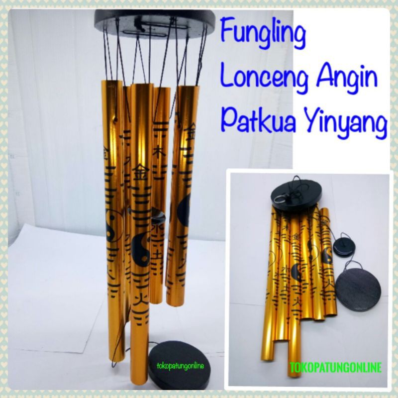 Fungling Lonceng Angin Emas Fengshui BEST SELLER