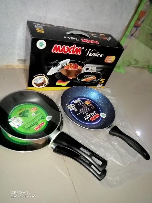 Frypan Penggorengan Wajan Teflon Set Maxim Halania 2set Hal2set