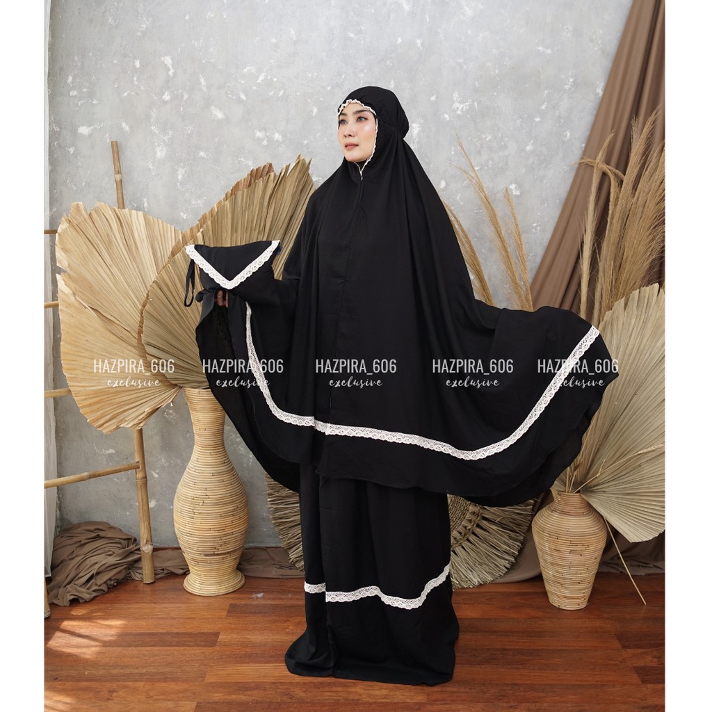 MUKENA DEWASA TRAVELING RAYON RENDA JUMBO