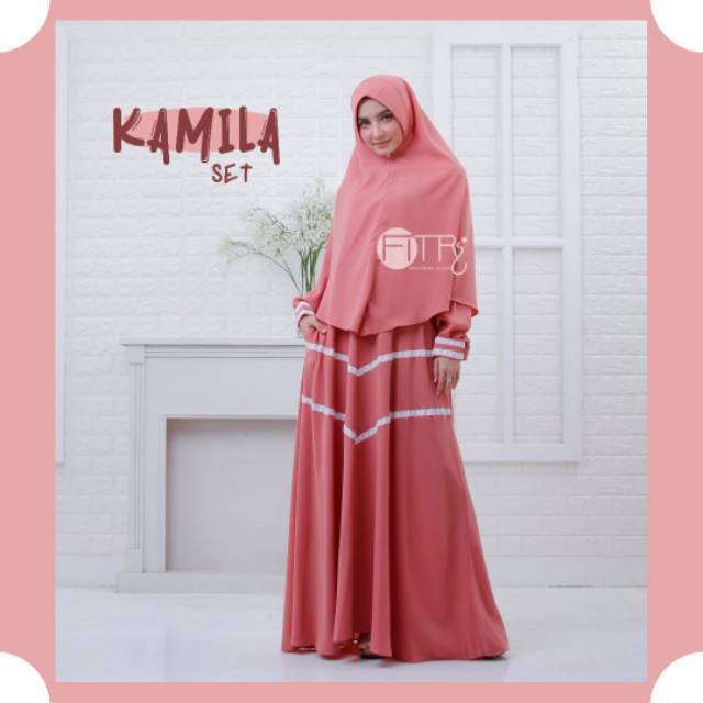 Kamila Set Khimar dan Dress