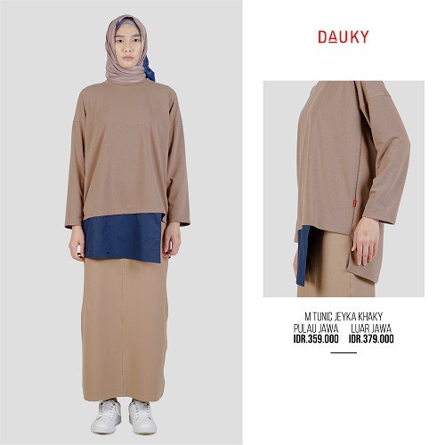 Atasan Kaos Tunik Dauky (M Tunic Jeyka)