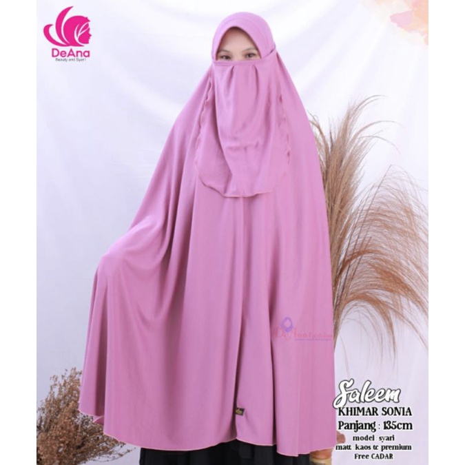 Jilbab kaos antem super jumbo Khimar sonia-free CADAR