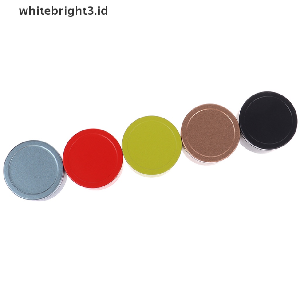 {whitebright3.id} Airtight Smell Proof Container Aluminum Herb Stash Jar Metal Sealed Can Tea Jar ,