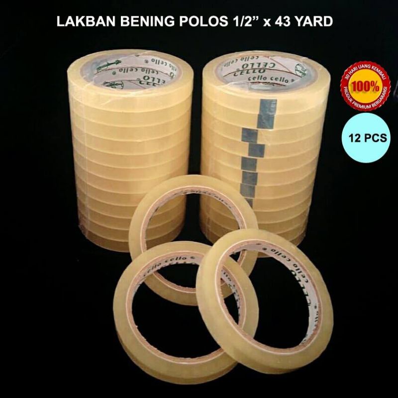 

plakband 1/2 inchi 43 yard