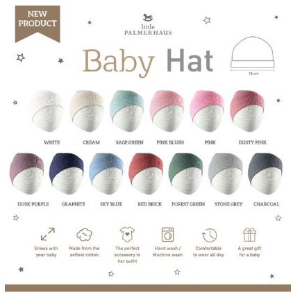 LITTLE PALMERHAUS / FLUFFY Topi Bayi Baby Hat