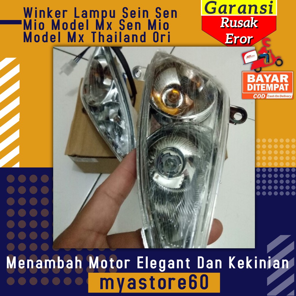 lampu Sen Sein Depan Winker Motor Mio Model Mx Sen Aksesoris Variasi Mio Model Mx Thailand Ori