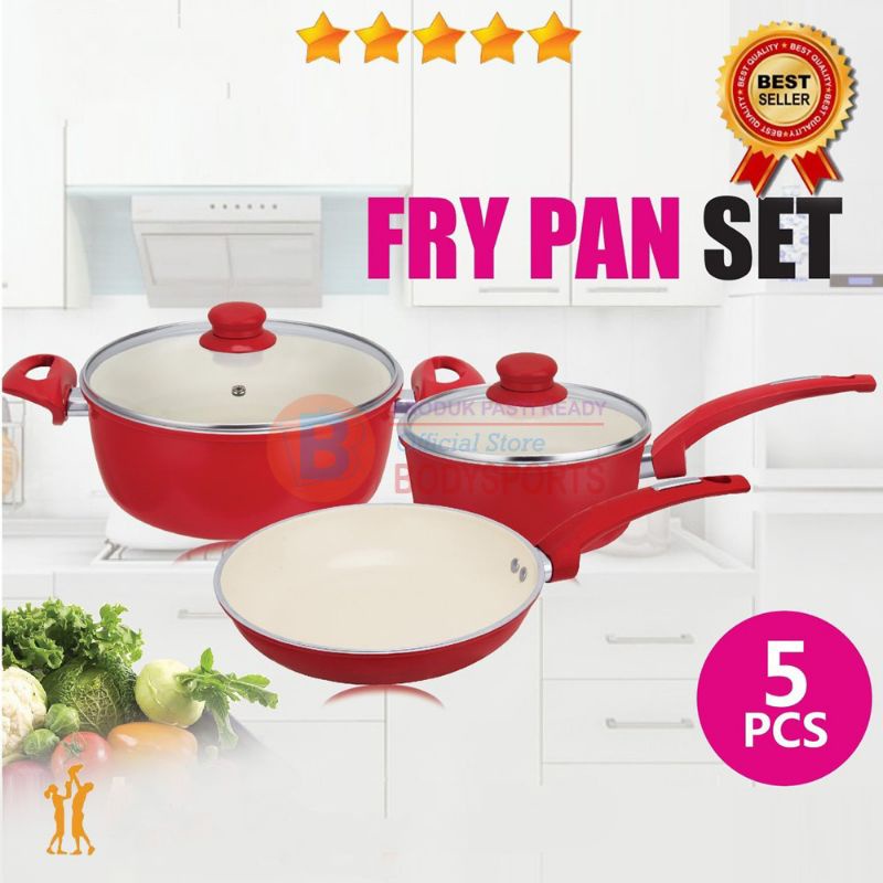 Royalta , HC 11 PCS  , Panci antilengket , Italian Cookware , kukus , SET 7 pcs