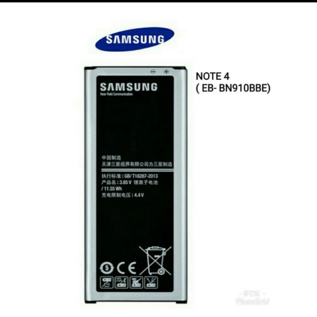 Baterai samsung note 4 original