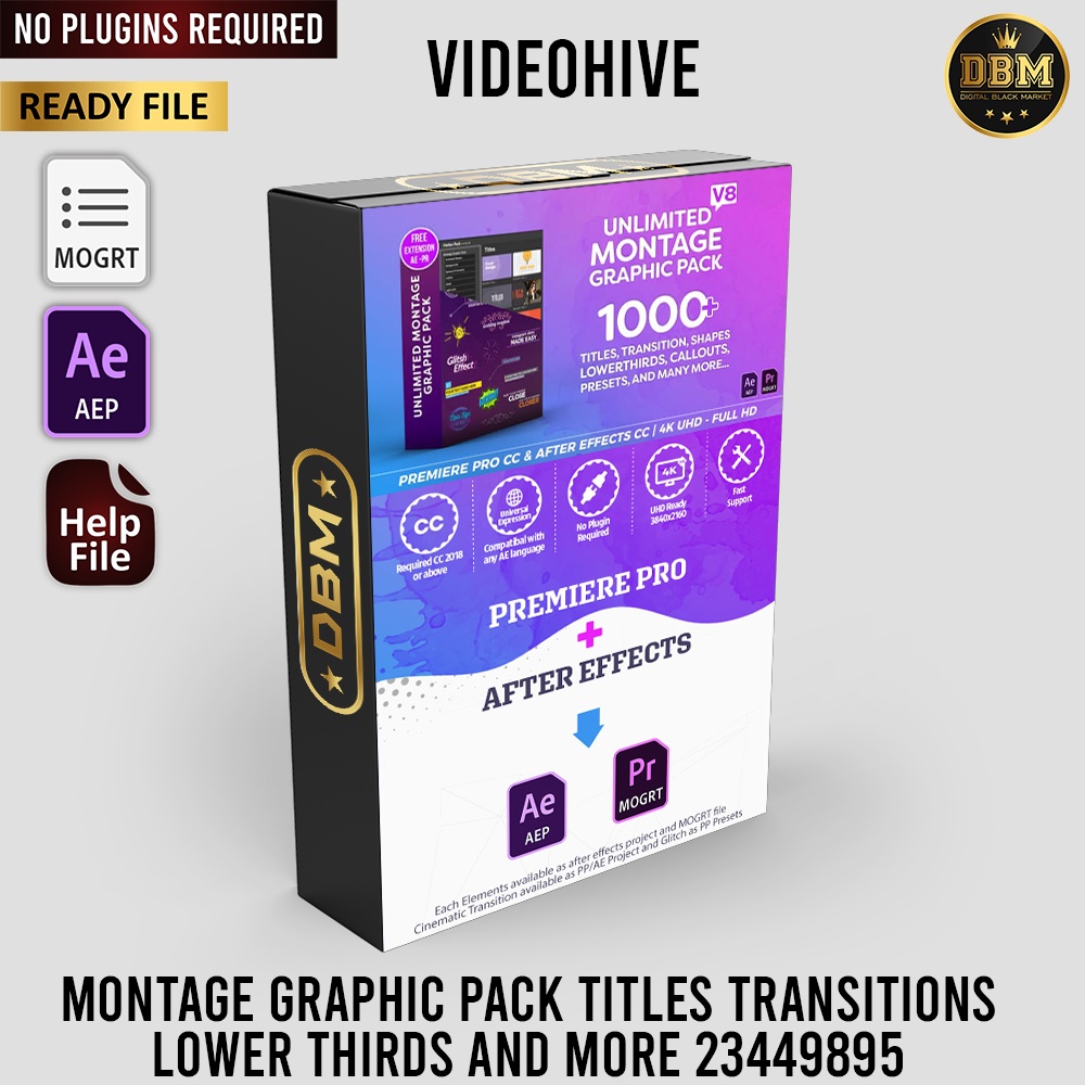 Mopack V1.3 Extension Premiere Pro &amp; After Effects