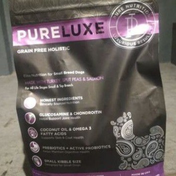 MAKANAN ANJING PURELUXE SMALL BREED ADULT 1.8KG