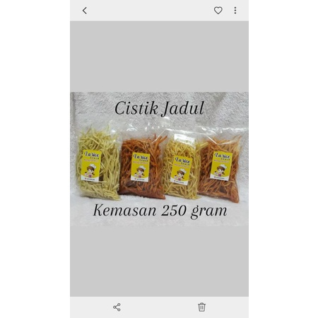 

Cistik Jadul jajanan SD era tahun 90'an ... kemasan 250 gram