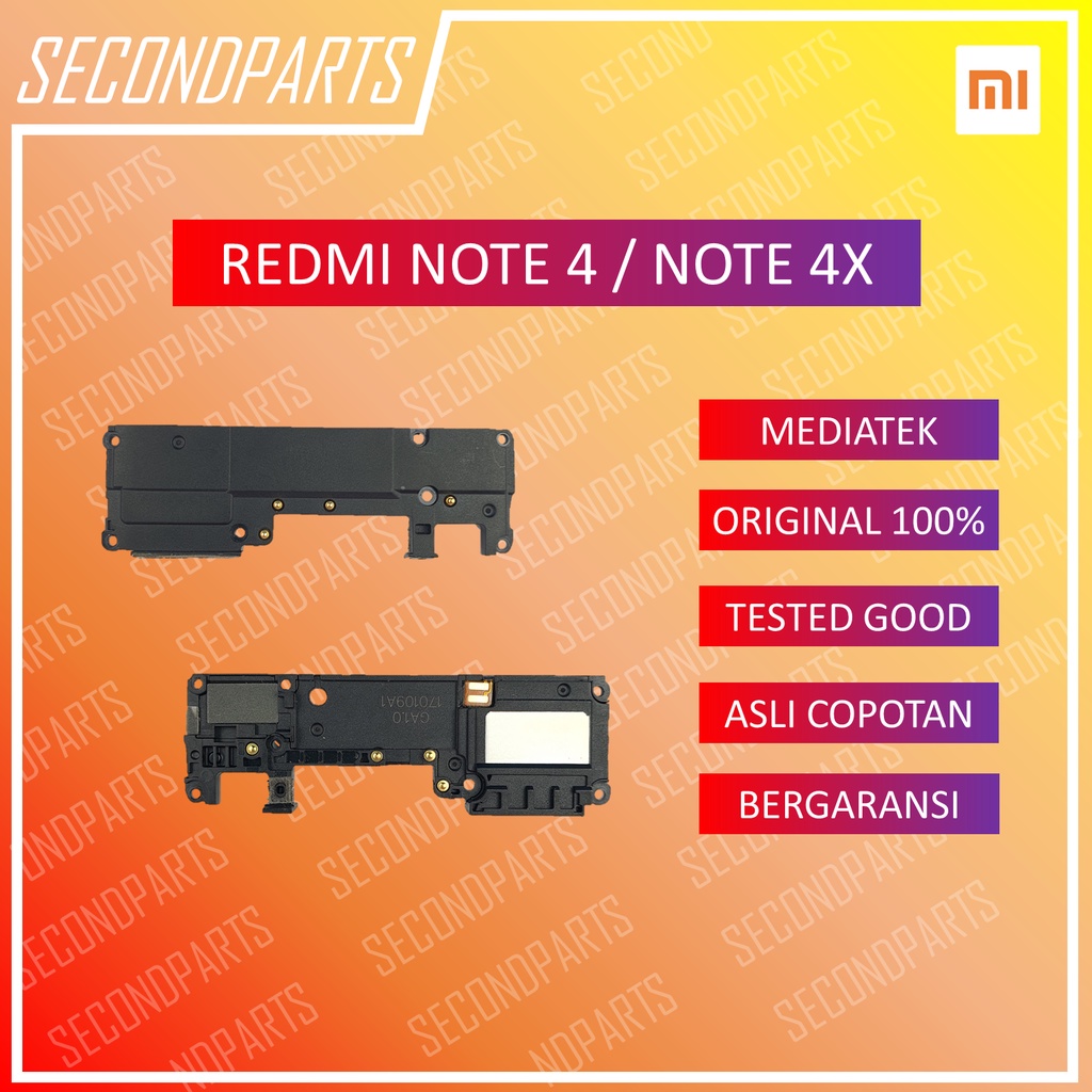 SPEAKER MUSIC BUZZER MUSIC XIAOMI REDMI NOTE 4 NOTE 4X MEDIATEK ORIGINAL COPOTAN