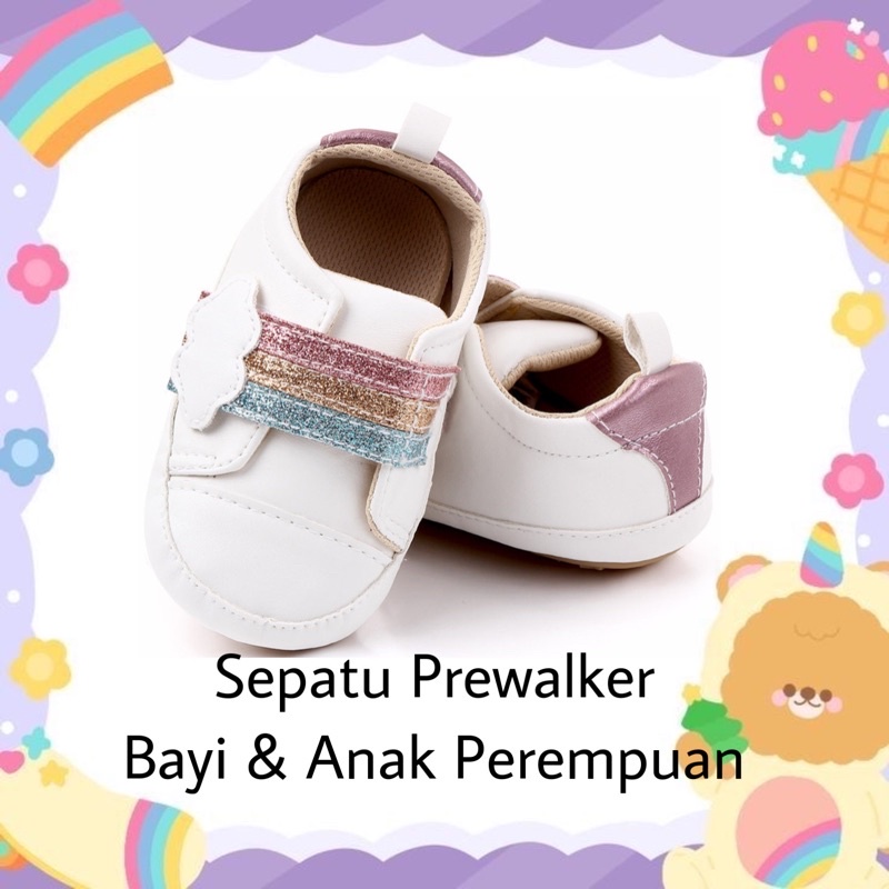 Sepatu Bayi Import Prewalker Shoes Anak Perempuan