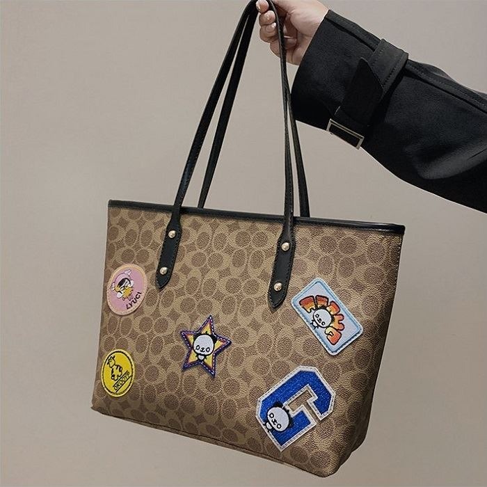 TAS CO4CH UKURAN BESAR Tas Tote Import Murah Tote Bag Import Tas Import Fashion Wanita Perempuan Cew