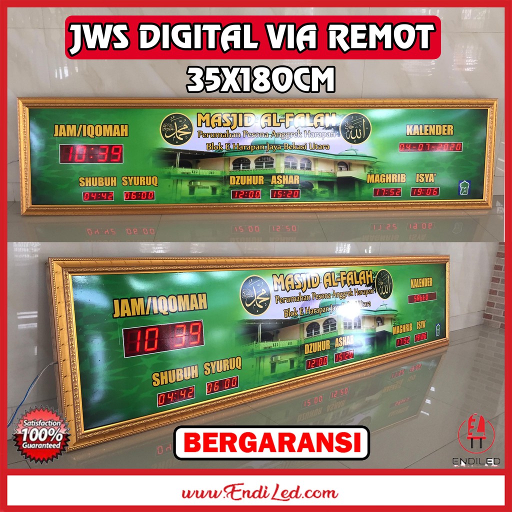 Jadwal sholat digital otomatis