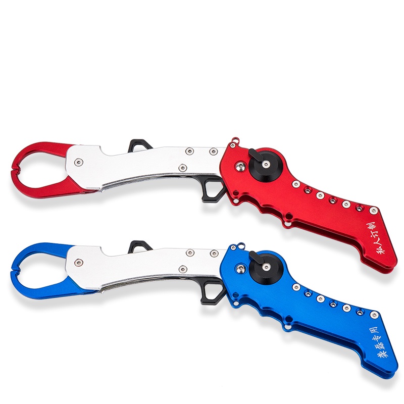 Penjepit Bibir Ikan Model Lipat Bahan Stainless Steel Ukuran 28.3cm / 182g 18.5Cm